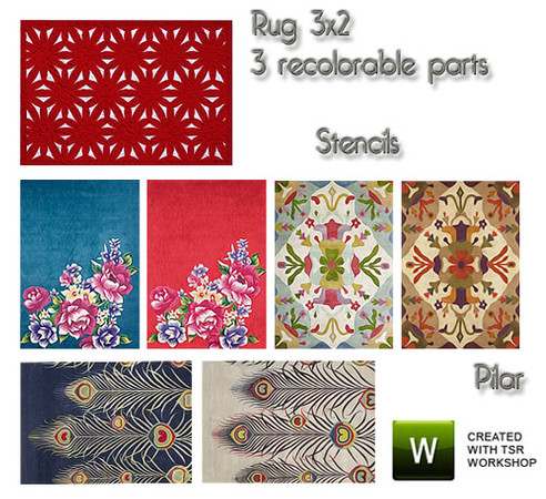 Sims 3 — Rug3x2 by Pilar — Rug3x2