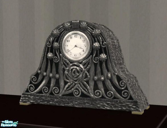 Sims 2 — Art Deco Dining - recolor Mantleclock by ShinoKCR — 