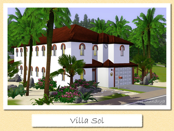 Sims 3 — Villa Sol - 3bd 4.5ba by Illandrya — This charming tropical villa is the perfect getaway for the young family