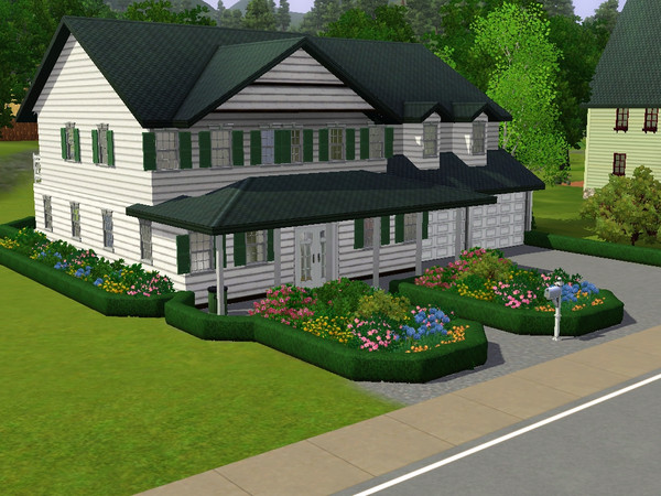 Sims 3 — White Glory by matomibotaki — I worked hard to make this project possible, but all the shutters are still not