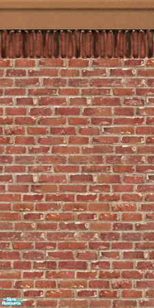 Sims 2 — Georgian Wall & Floor Collection - Brick Crown Vertical Detail by Cerulean Talon — Whether used on the