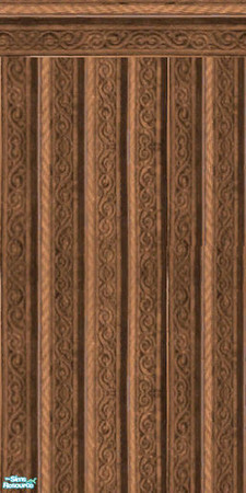 Sims 2 — Georgian Wall & Floor Collection - Carved Wood With Crown by Cerulean Talon — Whether used on the exterior