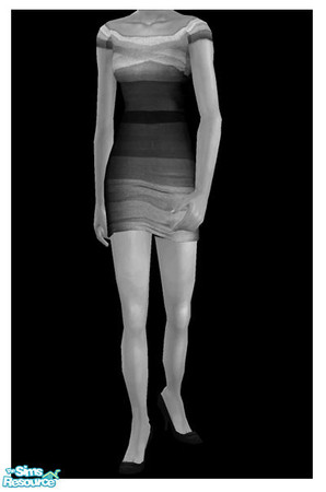 Sims 2 — Herve Leger Bandage Dresses - 5 by ChazDesigns — 