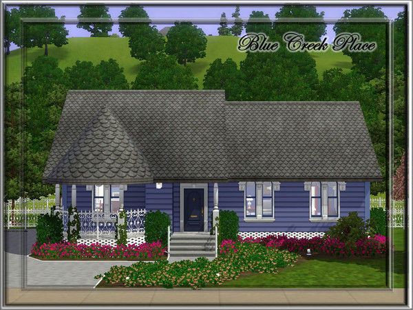 Sims 3 — Blue Creek Place by JCIssette — This cozy little Victorian cottage is just perfect for a single Sims, a young
