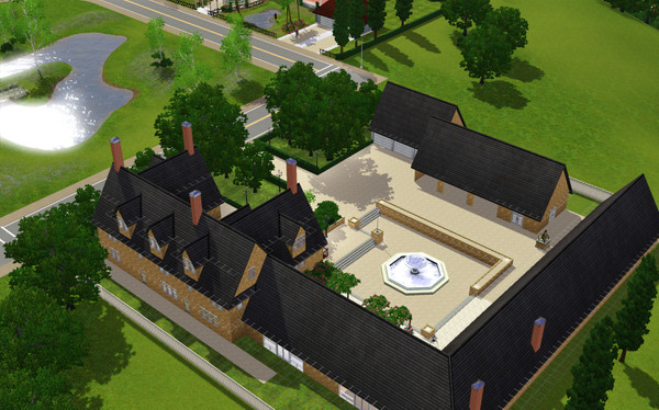 Sims 3 — Saintbury Grounds Farm by xkalibur80 — AN INSPIRATIONAL COUNTRY ESTATE FITTED AND FINISHED TO THE ULTIMATE