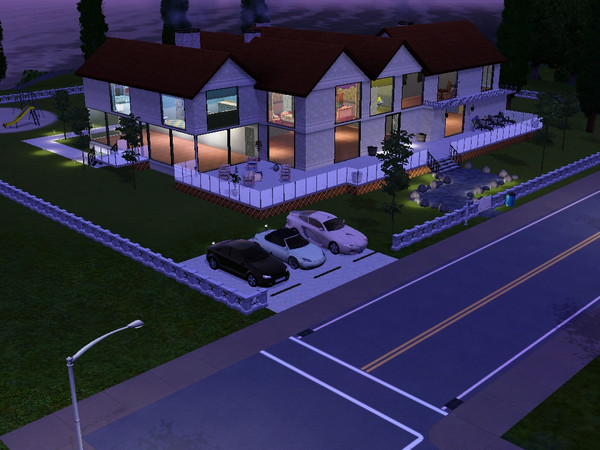 Sims 3 — 3837 Summertrees Villa by dons123 — A lovely family home !! 5 Bedrooms all on suite, home gym, conservatory, all