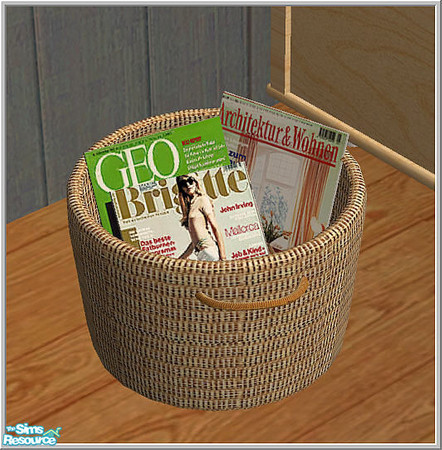 Sims 2 —  B43 Magazin Basket Recol1 by Birgit43 — 