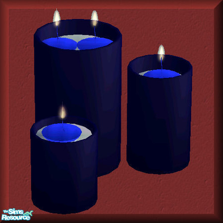 Sims 2 — Candle set IV-Candles in water-MESH by Paleoanth — This is part four of the larger candle set. Includes three