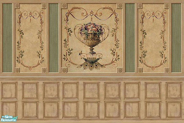 Sims 2 — MCW Paneled Wall Set by mistresscris — Created by MistressCris.
