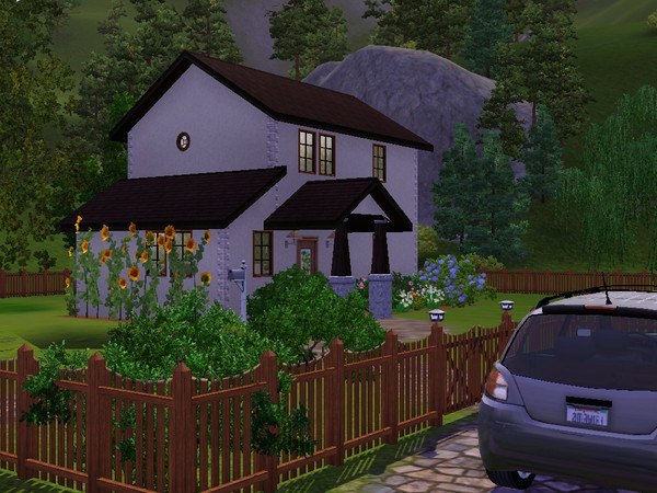 Sims 3 — Weiss House by oldmember_deviantangelfly — This one bedroom home has one bath and a roomy living area. It