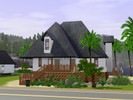 Sims 3 — Bermuda Beach House by PsychoNerd — Build on a airy foudation, your sims will enjoy the comforts of outdoor