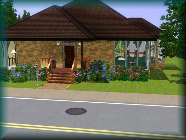 Sims 3 — The Avalon by CinderSim — A lovely two bedroom home for your young family. The home is fully furnished with one