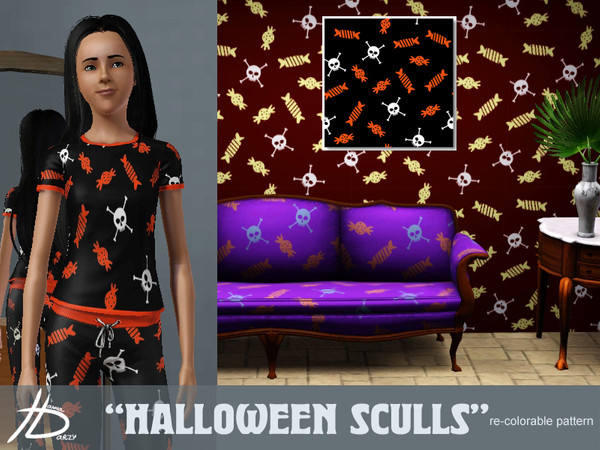 Sims 3 — Halloween skulls  by Hanna_Darzy — 