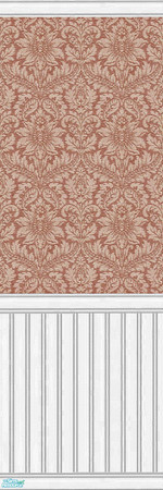 Sims 2 — Fuzzy Peach Damask by Lee82N — Very Fuzzy