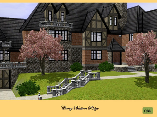 Sims 3 — Cherry Blossom Ridge by qubedesign — The late Mrs. Simmon lived in this beautiful Tudor-styled home for 45