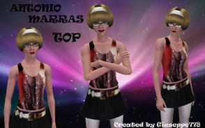Sims 3 — ANTONIO MARRAS: Top by Giuseppe778 — A nice top for female young adults of Antonio Marras