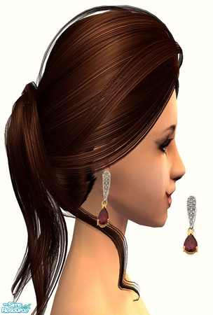 Sims 2 — Earrings Set 4 - 04 by irene_busy — This set has 6 gemstone earrings. Enjoy :)