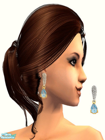 Sims 2 — Earrings Set 4 - 02 by irene_busy — This set has 6 gemstone earrings. Enjoy :)