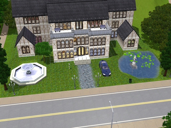 Sims 3 — Old City Mansion 1 by hyprekia — An old city mansion suited for a family who wants to live in luxury.