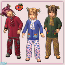 Sims 2 — evi2s  winter babies by evi — Set of three warm outerwear clothes for your toddlers. 
