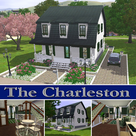 Sims 3 — The Charleston by garbuckle3000 — A quaint 2 bedroom, 1.5 bath Dutch Colonial, nestled on a lovely street in