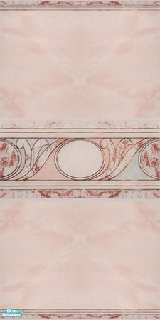 Sims 2 — Anjelik Pink Masonry Walls & Floors Set - Wall 05 by Sheera — Part of my Anjelik Pink Masonry Walls &