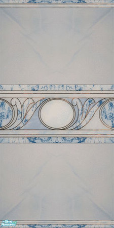 Sims 2 — Anjelik Blue Masonry Walls & Floors Set - Wall 05 by Sheera — Part of my Anjelik Blue Masonry Walls &