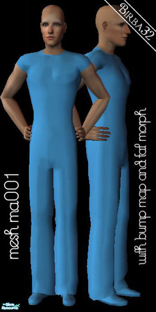 Sims 2 — Mesh_Ma001 by Birba32 — 