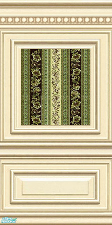 Sims 2 — jsf2PLEPNGoneGreenStripe by jsf — A ParkLane panel, newly designed, newly proportioned, and embellished with new