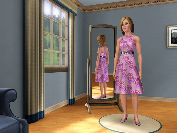 Sims 3 — dltn43_PrettyFlowers_themed_006 by dltn43 — Pretty Flowers Custom Themed Pattern 006
