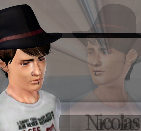 Sims 3 — Nicolas by kasi89 — Nicolas Kory shirt can be found at rusty nails blog pants are base game items shoes are base