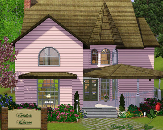 Sims 3 — Timeless Victorian by MidnightRose — This 4 BR, 2 1/2 BA classic Victorian style home can be yours today!