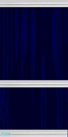 Sims 2 — Deep Blue Satin Set - Individual Item by WelshWitch — Deep Blue Satin 3