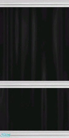 Sims 2 — Black Satin Set- Individual Item by WelshWitch — Black Satin 3