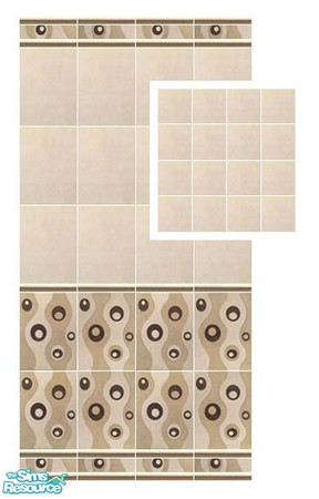 Sims 2 — Bubbles by Mekhi — An original tiled set for your kitchen or bathroom. Enjoy!