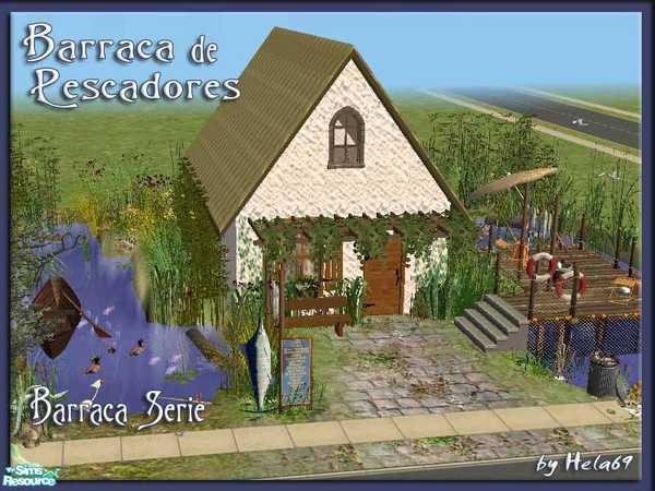 Sims 2 — Barraca de Pescadores by hela69 — 