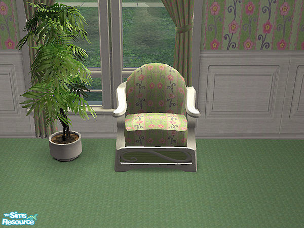 Sims 2 — Country Meadow Chair by hatshepsut — Part of the Country Meadow Bedroom Set