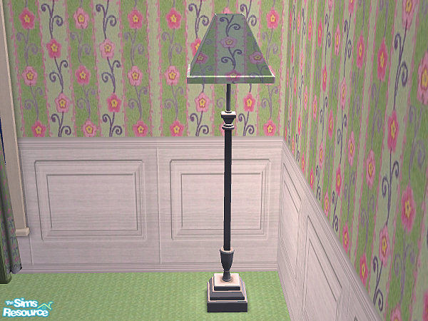 Sims 2 — Countrymeadow Floor Lamp by hatshepsut — Part of the Country Meadow Bedroom Set