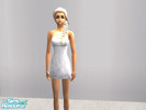 Sims 2 — Hollister Mini Dress by rachel1997 — a close to white coloured mini dress from hollister