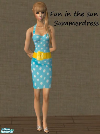 Sims 2 — Fun in the sun - Summerdress #3 by skiva — Get a whole new look with this gorgeous summerdress for your adult