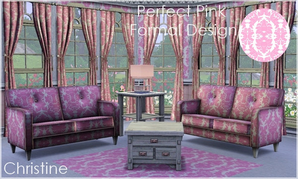 Sims 3 — Perfect Pink Formal Design By Christine DV by cm_11778 — A lovely new formal pattern that looks good in