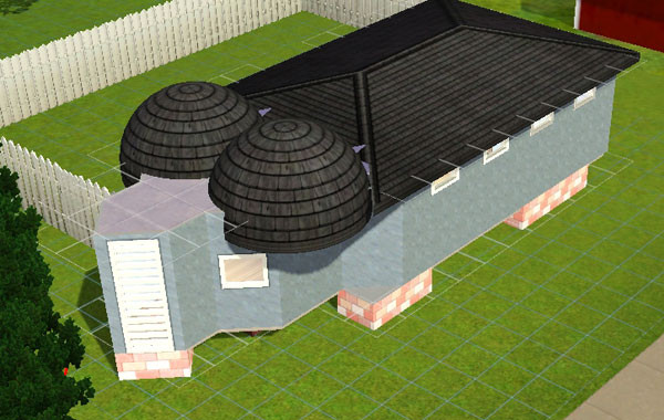 Sims 3 — The Mouse Cage by loveotter — Part of my in-progress animal collection. This mouse-shaped place is a wonderful