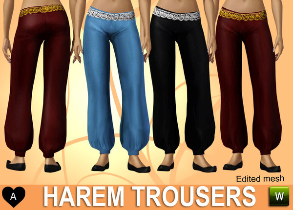 Sims 3 — Harem trousers by agapi_r — 
