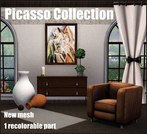 Sims 3 — Picasso collection - Famille d'arlequin by Gosik — Picasso collection - Famille d'arlequin
