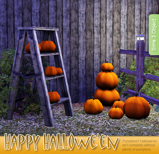 The Sims Resource - Happy Hallowe'en - Pumpkin Garden