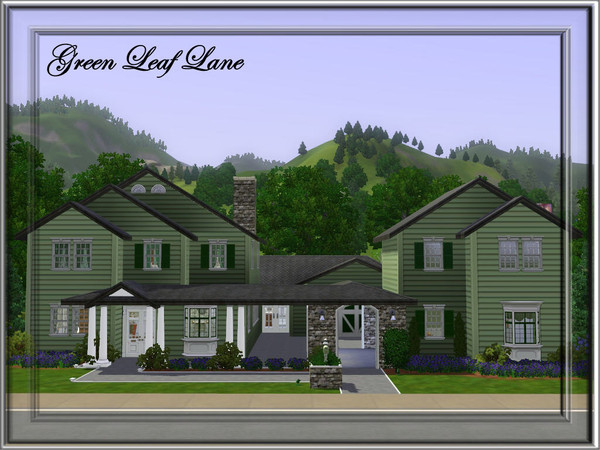 Sims 3 — Green Leaf Lane by JCIssette — 