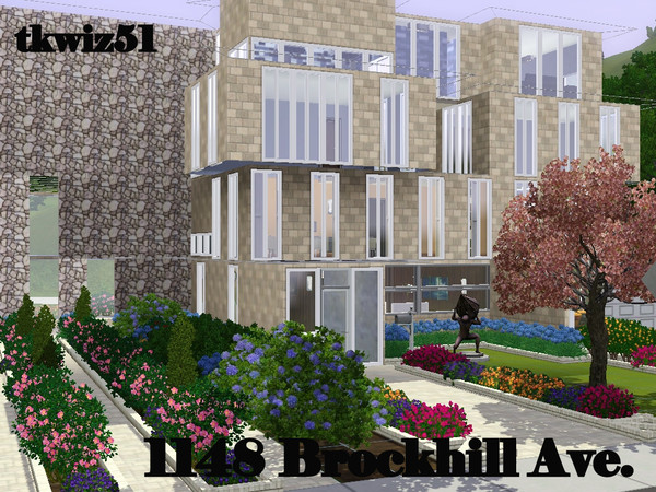Sims 3 — 1148 Brockhill Ave. by tkwiz51 — I think you and your sims will really enjoy this lot. It is modern, very