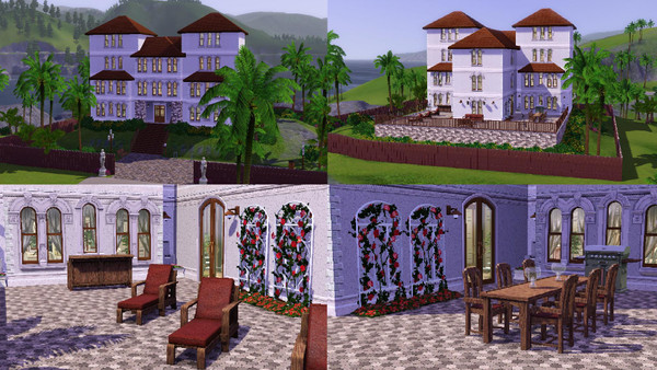 Sims 3 — White Mansion - 4br, 3ba by Flexina — Family house, enjoy!