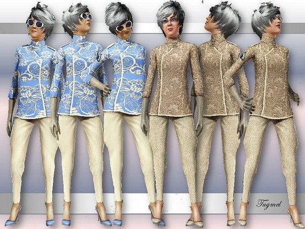 Sims 3 —  Elder Set-03 by TugmeL — **New mesh! Thin body for the elderly.. :) Thanks *TSR Workshop* This set has 2