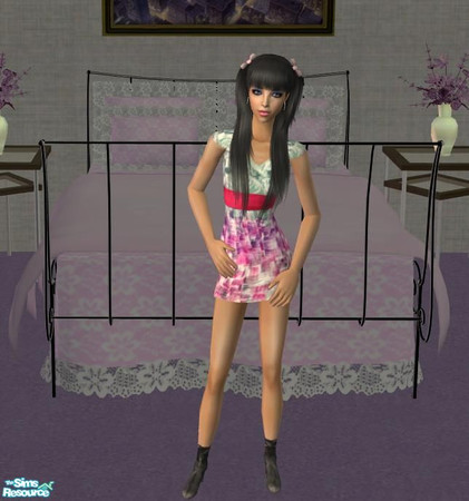 Sims 2 — Vaudeville - minidress by skiva — Display this frisky mini dress where all can see. This mini dress comes with